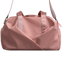 Red Ballet Dance Bag with Wet/Dry Compartment, Large Capacity Tote for Practice and Props