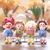 Cute Clown Boy Plush Keychain Doll Bag Charm