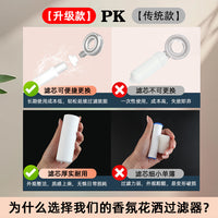 Shower Head Filter with Replaceable PP Cotton Cartridge for Chlorine Removal and Skin Care