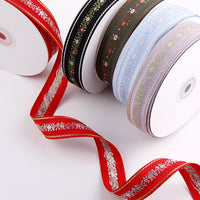 Chinese Style Embroidered Jacquard Ribbon for DIY Crafts, Hair Accessories, Apparel, and Gift Wrapping