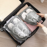 Travel Shoe Storage Bags Waterproof Drawstring Pouches for Organization