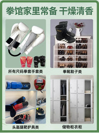 Boxing Glove Deodorizer Bags with Activated Carbon - Moisture Absorbing & Odor Eliminating Inserts for Sports Gear