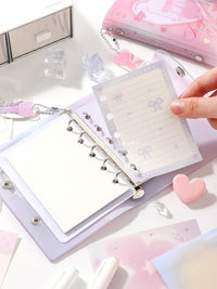 M5 Dreamy Realm Loose-Leaf Notebook 2024 - Grid & Blank Pages for Girls
