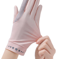 Summer UV Protection Driving & Cycling Gloves with Touchscreen, Non-Slip, Breathable Ice Silk Fabric
