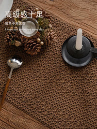 Boho Tassel Cotton Linen Table Runner for Dining Table Coffee Table Dresser Shoe Cabinet Decor
