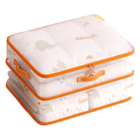 Large Capacity Zippered Storage Bags for Clothes and Bedding, Moisture-proof and Space Saving