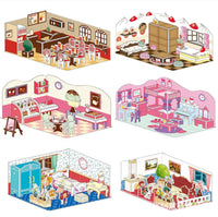 3D Puzzle DIY Miniature House Model Kit for Kids
