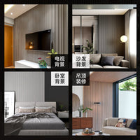 Solid Wood Decorative Wall Panels for TV Background and Interior Decor