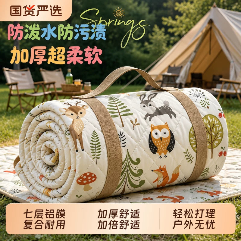 Extra Thick Waterproof Picnic Blanket Outdoor Camping Mat