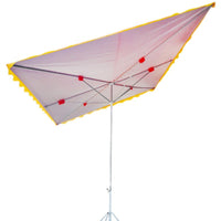 Commercial Outdoor Rectangular Sunshade Umbrella for Stalls and Shops, Thickened UV Protection Canopy