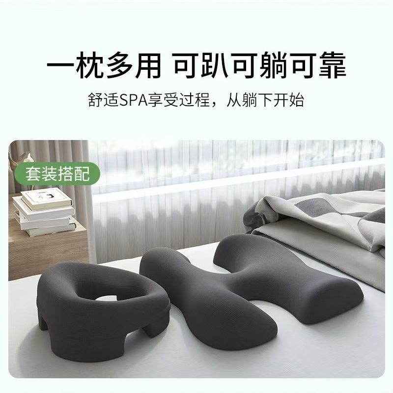 Memory Foam Face Down Pillow for Massage Table and Beauty Bed