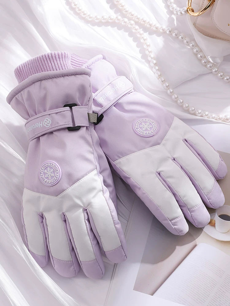 Unisex Winter Warm Waterproof Touchscreen Ski & Motorcycle Gloves