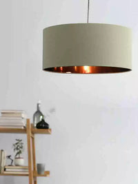 Nordic American Country Style Fabric Pendant Light for Living Room Bedroom Study Restaurant Bar