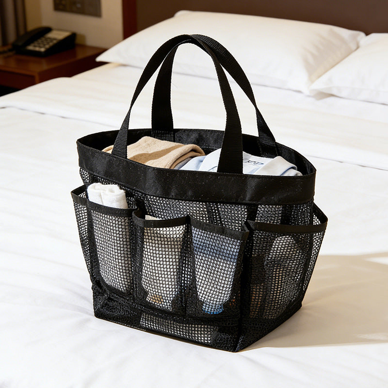 Mesh Travel Laundry Bag Foldable Portable Organizer for Underwear and Clothing