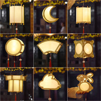 Mid-Autumn Festival DIY Lantern Kit for Kids - Handheld Ancient Style Creative Flower Lantern Material Pack