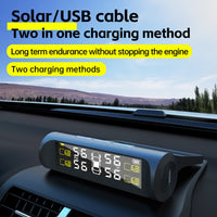 TY01 Solar-Powered Wireless TPMS with High-Precision Tire Pressure Monitoring