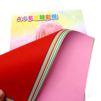Wholesale A4 Colored Origami Paper for Kids' DIY Crafts and Office Stationery, 100 Sheets
