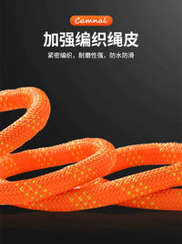 Outdoor Wear-Resistant Safety Rope with Double Hooks for High-Altitude Work