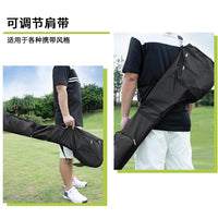 Portable Golf Club Carry Bag - Lightweight, Foldable, Large Capacity Driving Range Organizer