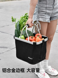 Airlun Quick Release Bicycle Basket for Mountain Bikes & Pets - Waterproof Front Folding Hanging Basket