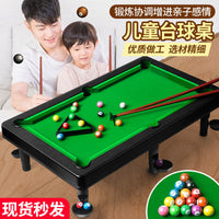 Kids' Large Billiards Table Set for Home, Boys' Pool Table, Parent-Child Interactive Game, Birthday Gift