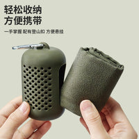Portable Quick Dry Towel for Travel, Hiking, Camping, Gym - Absorbent & Lightweight Cooling Towel