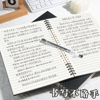 Vintage B5/A5/A4 Loose-Leaf Coil Notebook with Detachable Pages, Grid/Blank Paper for Students