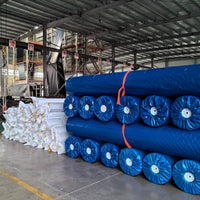 Blue Geomembrane Liner for Swimming Pools and Water Parks, Impermeable Pond Liner