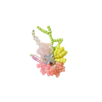 DIY Dopamine Floral Cluster Beaded Hair Accessories & Earrings Material