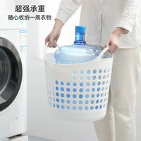 Japanese Style Foldable Laundry Hamper with Handles - Large Capacity Dirty Clothes Basket for Home Bathroom