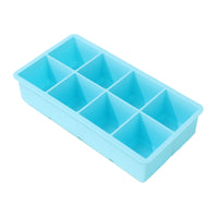 Silicone Ice Cube Tray with Lid, Large 5cm Square Ice Cube Mold for Home Bar, 4/6/8 Grids