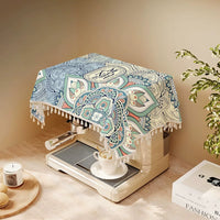 Dust Cover Cloth for Coffee Machine Stand Mixer Air Fryer Refrigerator Radio Multi-functional Appliance Cover with Tassels