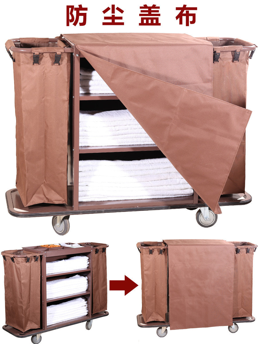 Hotel Housekeeping Cart Dust Cover for Cleaning Trolley