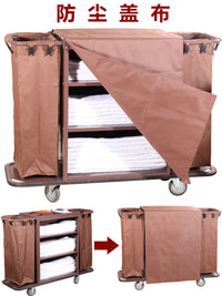 Hotel Housekeeping Cart Dust Cover for Cleaning Trolley