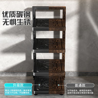Multi-layer Adjustable Pot and Pan Storage Rack for Kitchen Counter and Cabinet