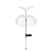 Solar Powered Jellyfish Landscape Lights Outdoor Waterproof Color Changing Fiber Optic Garden Decor
