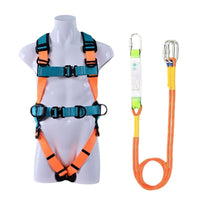 Full Body 5-Point Harness for High-Altitude Work, Rock Climbing, and Outdoor Activities with Lanyard
