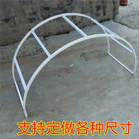 Outdoor Metal Arch Trellis for Climbing Plants, Garden Arbor for Roses and Vines, Villa Entrance Decor