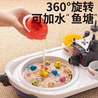Magnetic Fishing Game Toy for Kids - Indoor/Outdoor Water Play with Spray Function