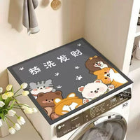 Diatomaceous Earth Absorbent Non-Slip Mat for Washing Machine Refrigerator Countertops