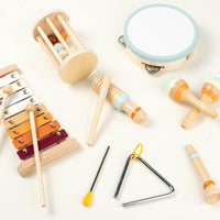 Orff Musical Instrument Set for Kids, Early Education Percussion Toy for Preschoolers