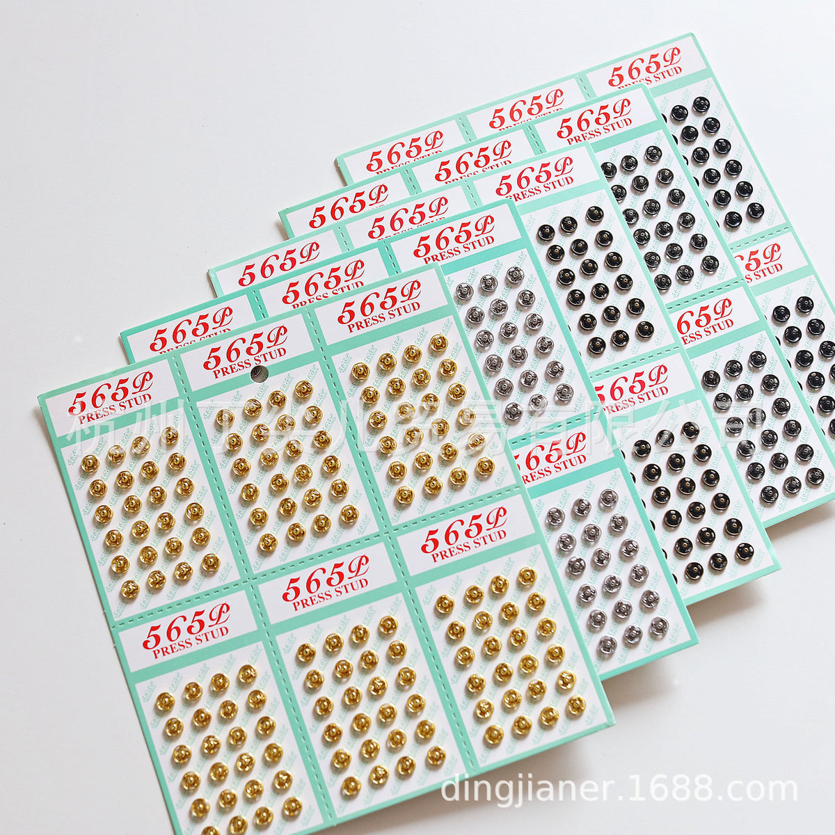 6mm Copper Snap Fasteners for Doll Clothes, Invisible Press Studs