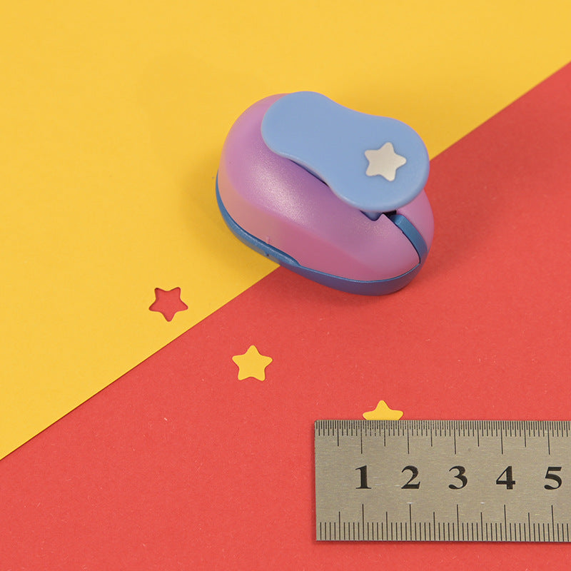 Lucky Star Embossing Punch Set for Kids' DIY Crafts and Scrapbooking
