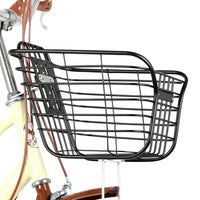 Bicycle Front/Rear Basket for Electric Bike Mountain Bike, Large Capacity Storage Basket with Mounting Hardware
