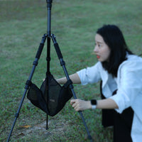 Camera Tripod Nylon Mesh Pouch Portable Storage Bag with Multiple Hook-and-Loop Fasteners