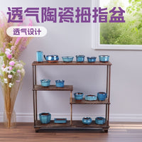 Miniature Zisha Ceramic Succulent Planter Pots for Indoor Plants & Seedlings