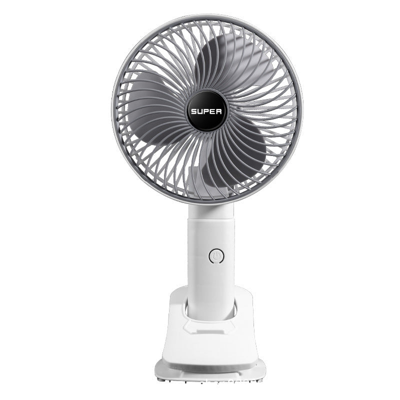 Summer New Rechargeable Desk Fan for Office Dorm Home, Small Portable Multi-functional Quiet Fan
