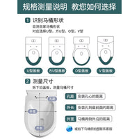 Thickened Toilet Seat with Soft Close, Quick Release, Universal Fit