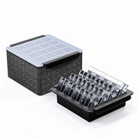 Large Clear Silicone Ice Cube Tray for Whiskey and Cocktails, Food-Grade Bubble-Free Ice Maker
