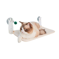Foldable Cat Hammock with Suction Cups for Windows - Breathable, Washable, All-Season Cat Bed